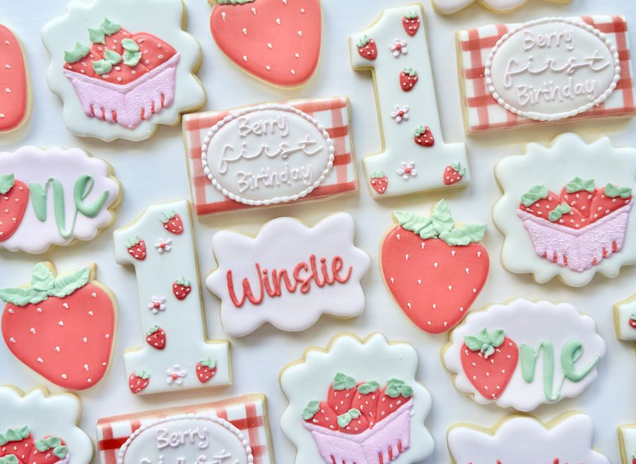 Decorated cookies by Wiser Cookie Co.